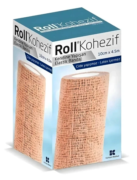 Roll Kohezif Bandaj 10 cm x 4.5 cm ürün görseli 1