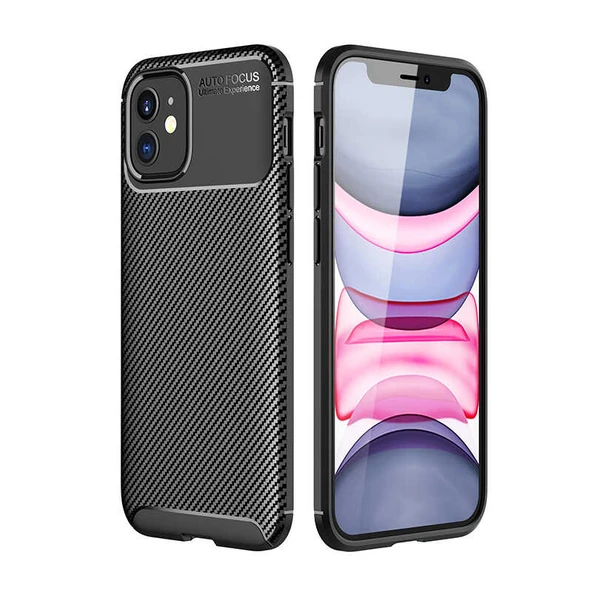 Apple iPhone 12 Kılıf Zore Negro Silikon Kapak ürün görseli 1