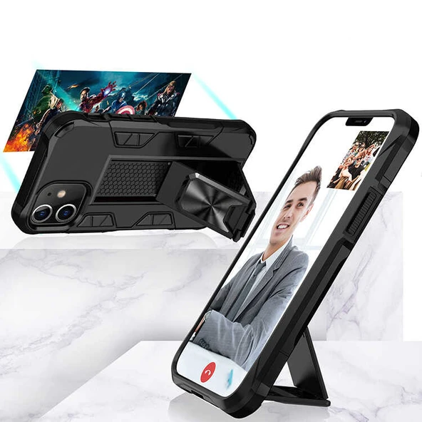 Apple iPhone 12 Mini Kılıf Zore Volve Kapak - Resim 9