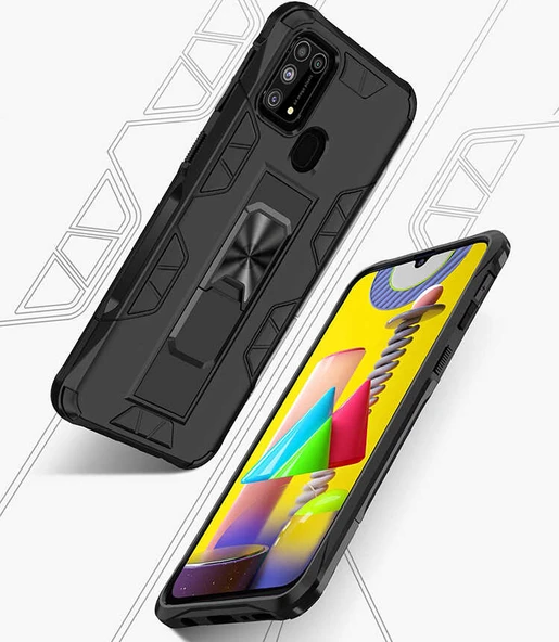 Galaxy M31 Kılıf Zore Volve Kapak - Resim 2