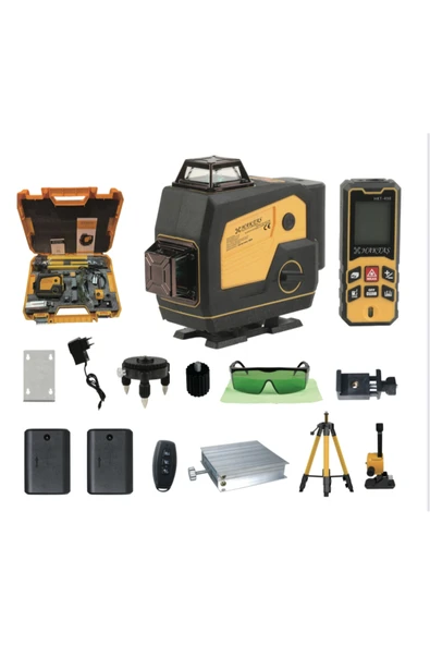 haktaş Lazer terazi + lazer metre + tripod ayak 3 lü set ürün görseli 1