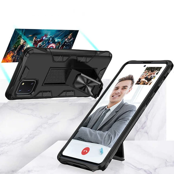 Galaxy A81 (Note 10 Lite) Kılıf Zore Volve Kapak - Resim 9