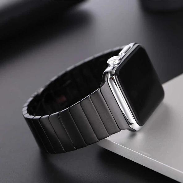 Apple Watch 38mm KRD-16 Seramik Kordon - Resim 4