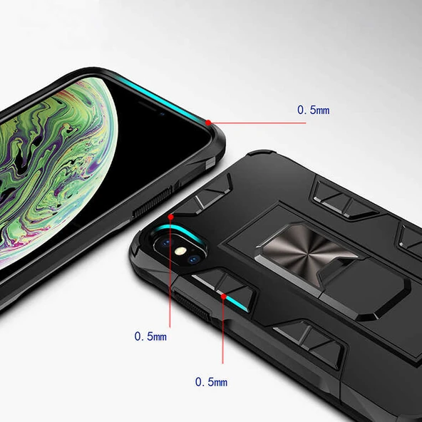Apple iPhone X Kılıf Zore Volve Kapak - Resim 5