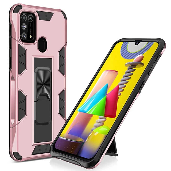 Galaxy M31 Kılıf Zore Volve Kapak - Resim 12