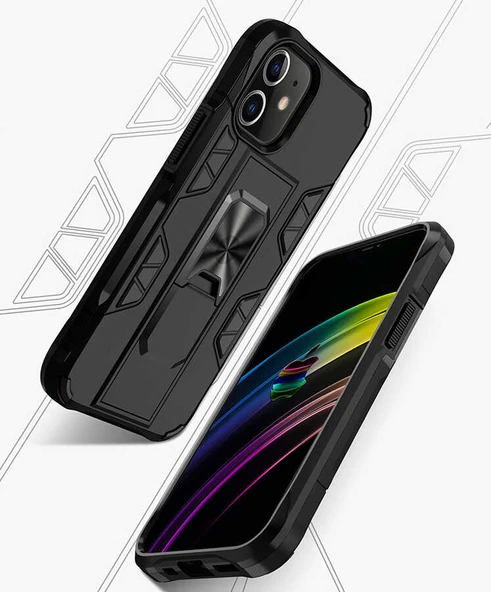 Apple iPhone 12 Kılıf Zore Volve Kapak - Resim 2