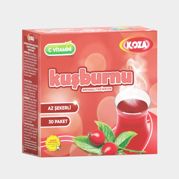 Az Şekerli Tek İçimlik Kuşburnu Aro. İçecek Tozu (30 Stick) ürün görseli 1