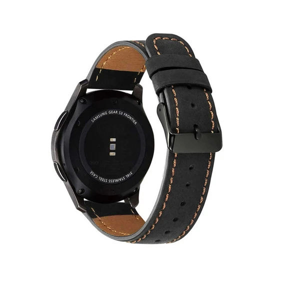 Huawei Honor Magic 2 46mm 22mm KRD-29 Deri Kordon - Resim 4