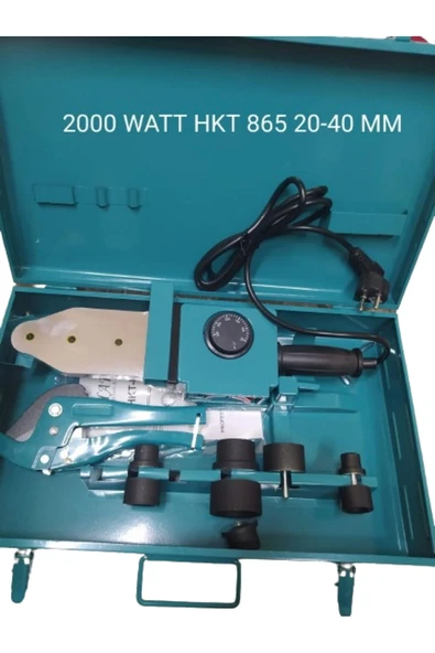 haktaş PROFOSYONEL PPRC PVC BORU KAYNAK MAKİNASI 2000 WATT 20-40 MM MAKASLI  HKT 865 ürün görseli 1