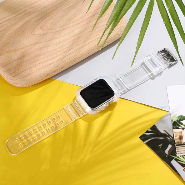 Apple Watch 38mm KRD-27 Silikon Kordon - Resim 12