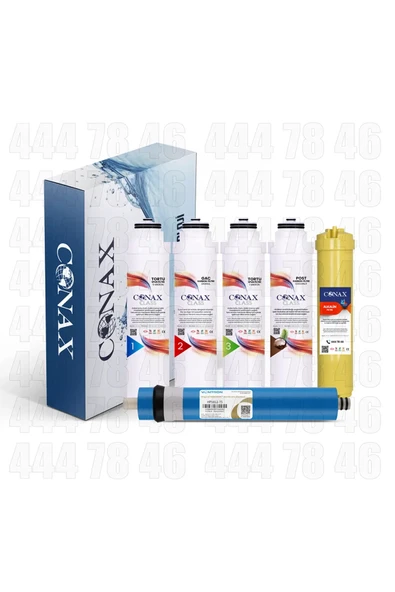 Conax Crypto Takçevir 6 Aşama – Vontron Membran Inline Alkalin Orijinal Filtre Seti ürün görseli 1