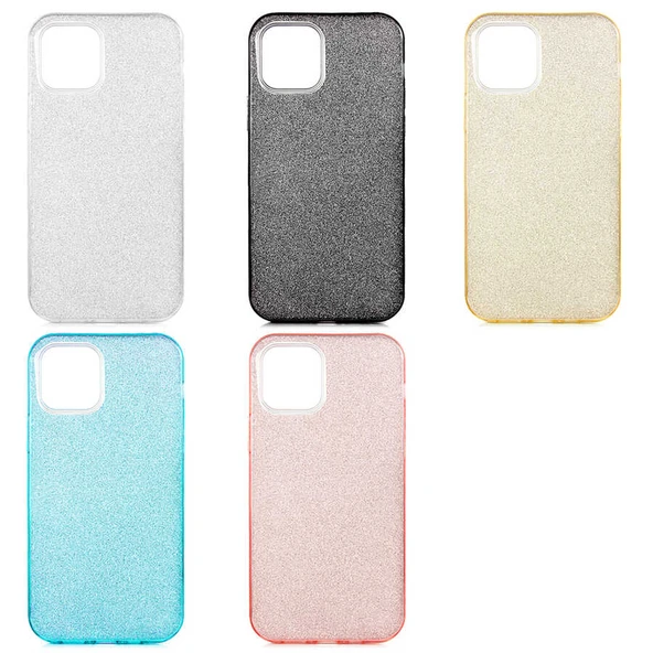 Apple iPhone 12 Pro Max Kılıf Zore Shining Silikon - Resim 2