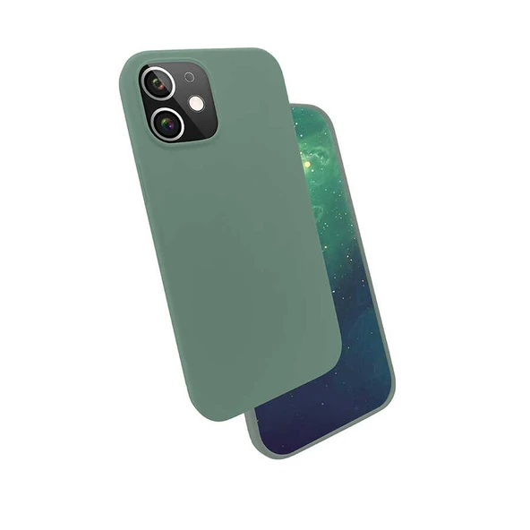 Apple iPhone 12 Mini Kılıf Zore Silk Silikon ürün görseli 1