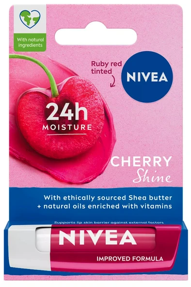 Nivea Lip Stick Kiraz 24 Saat Nem - Resim 2