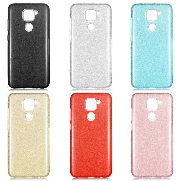 Xiaomi Redmi Note 9 Kılıf Zore Shining Silikon - Resim 2