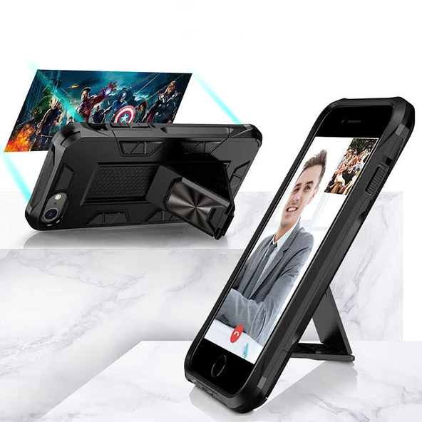 Apple iPhone 8 Kılıf Zore Volve Kapak - Resim 11