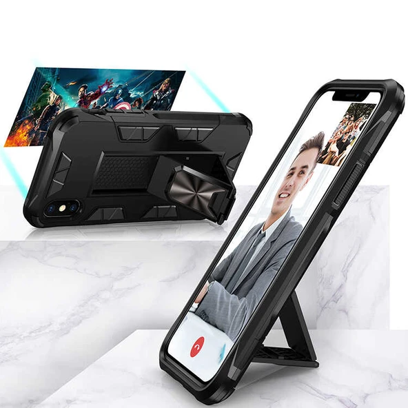 Apple iPhone X Kılıf Zore Volve Kapak - Resim 9