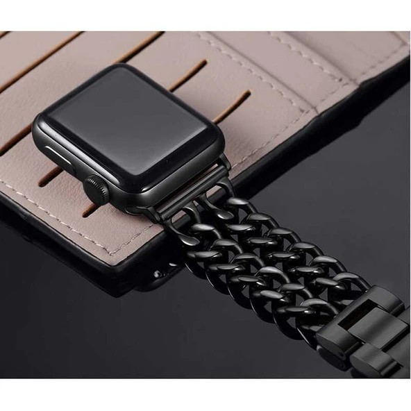 ​​​Apple Watch 38mm Cowboy Metal Kordon - Resim 10