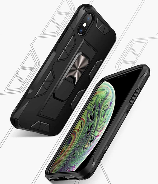 Apple iPhone X Kılıf Zore Volve Kapak - Resim 10