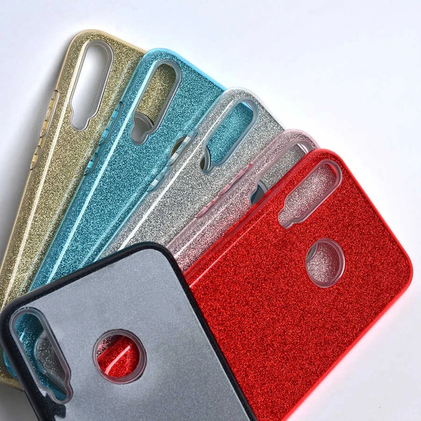 Huawei P40 Lite E Kılıf Zore Shining Silikon - Resim 2