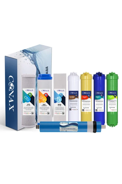 Conax Açık Kasa 8 Aşama –Conax Crypto Membran Orijinal Filtre Seti ürün görseli 1