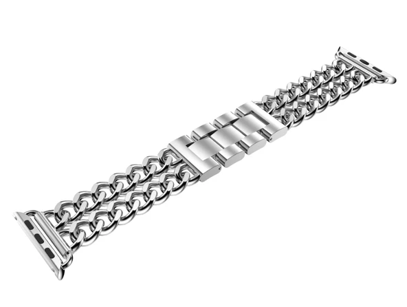 ​​​Apple Watch 38mm Cowboy Metal Kordon - Resim 9