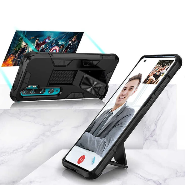 Xiaomi Mi Note 10 Lite Kılıf Zore Volve Kapak - Resim 9