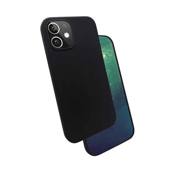 Apple iPhone 12 Mini Kılıf Zore Silk Silikon - Resim 4