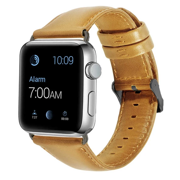 ​​​Apple Watch 40mm Luxury Leather Deri Kordon - Resim 7
