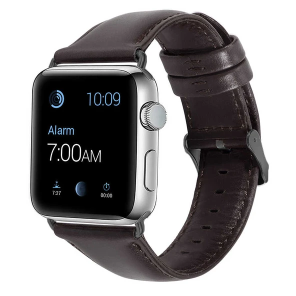 ​​​Apple Watch 40mm Luxury Leather Deri Kordon - Resim 6