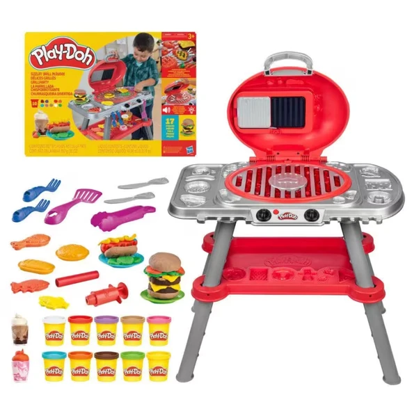 Play Doh Işıklı ve Sesli Sizzlin Izgara Oyun Seti G0500 ürün görseli 1