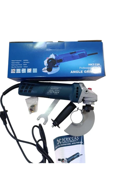 haktaş Profesyonel Avuç Taşlama (Spiral) Makinesi | 900W - 125 mm – Ergonomik ve Güçlü ürün görseli 1