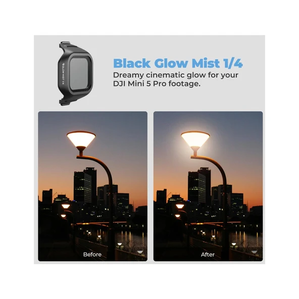 Freewell DJI Mini 5 Pro Glow Mist 1/4 Filter - Resim 2
