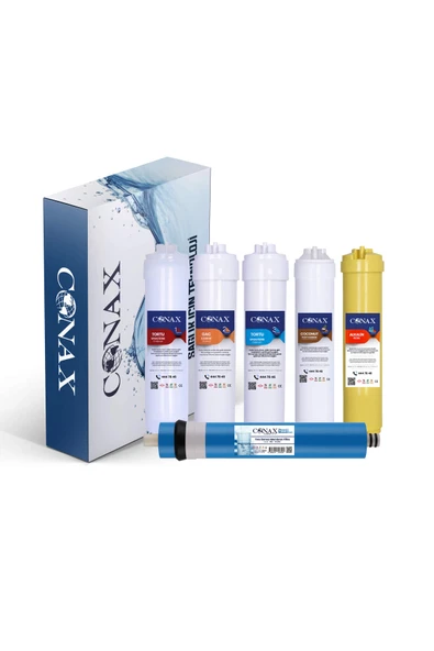 Conax Inline 6 Aşama – Prestij Membran Orijinal Filtre Seti ürün görseli 1