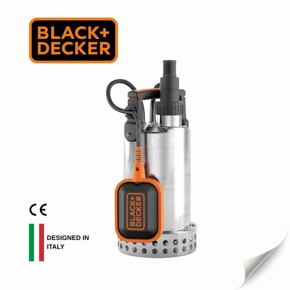 Black & Decker BXUP750XCE Dalgıç Pompa Temiz Su İnox 8,5 mt 750 W ürün görseli 1