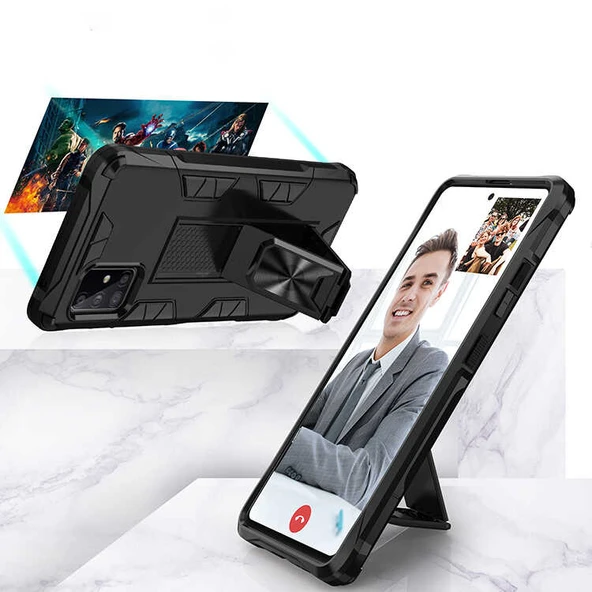 Galaxy A71 Kılıf Zore Volve Kapak - Resim 9