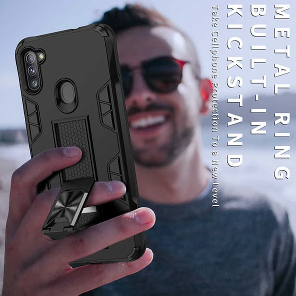 Galaxy M11 Kılıf Zore Volve Kapak - Resim 11
