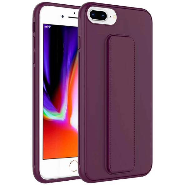 Apple iPhone 7 Plus Kılıf Zore Qstand Kapak - Resim 11