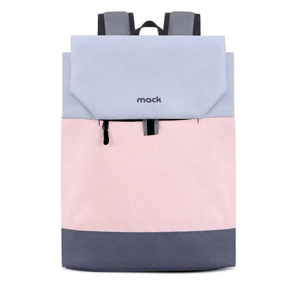 MACK MCE-1302 14.1 ZEN Eco Günlük Sırt Çantası Pembe Gri ürün görseli 1