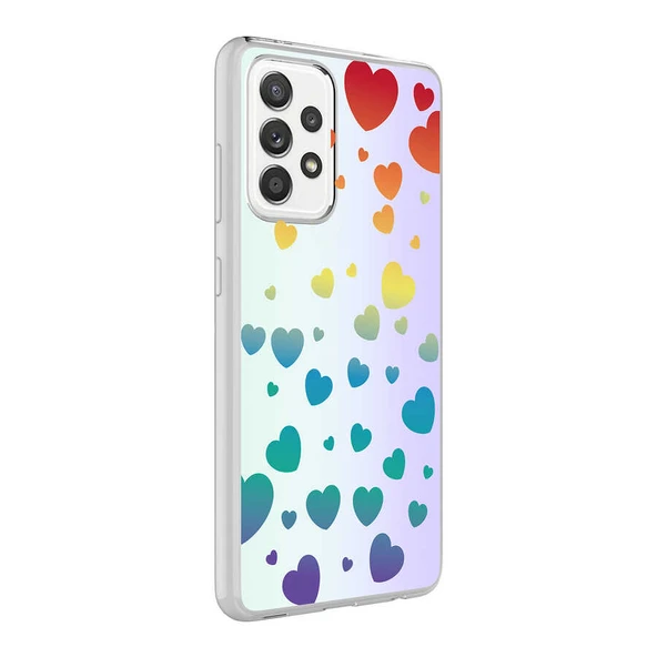 Galaxy A52 Kılıf Zore M-Blue Desenli Kapak ürün görseli 1
