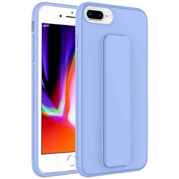 Apple iPhone 8 Plus Kılıf Zore Qstand Kapak - Resim 10