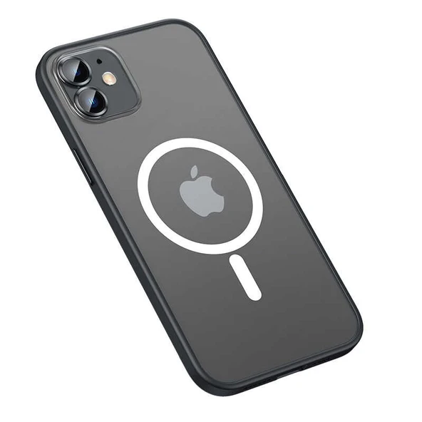 Apple iPhone 12 Kılıf Zore Mokka Wireless Kapak ürün görseli 1