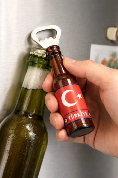 Magnetli Şişe Açacak Türkiye Temalı – Buzdolabı Magnet Açacak Dekoratif Açacak Hediyelik ürün görseli 1