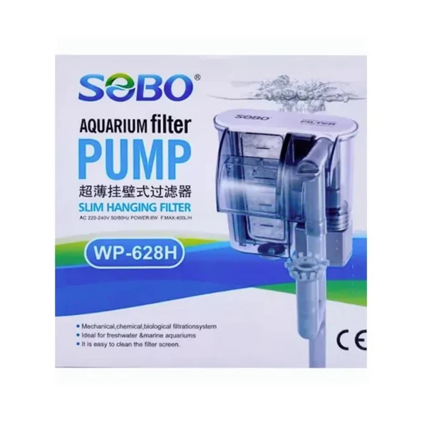 Sobo Mini Askı Filtre 400 Lt/H 6W ürün görseli 1
