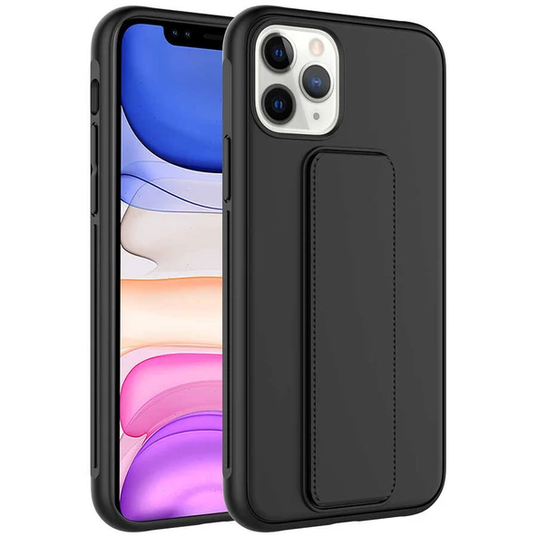 Apple iPhone 11 Pro Max Kılıf Zore Qstand Kapak ürün görseli 1