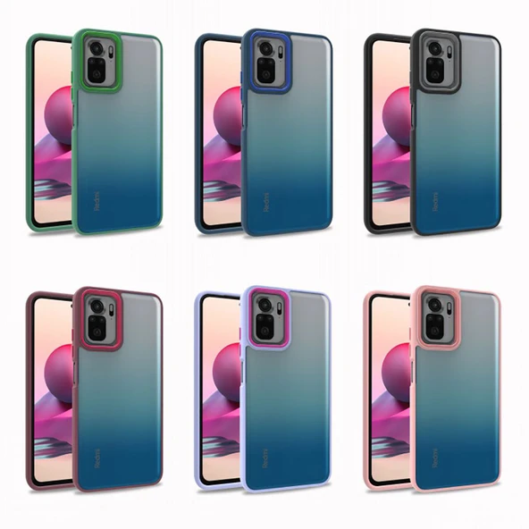 Xiaomi Redmi Note 10 Kılıf Zore Flora Kapak - Resim 3