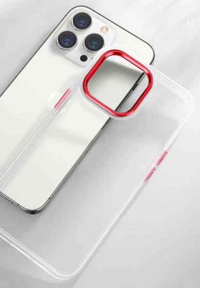Apple iPhone 13 Pro Max Kılıf Zore Krom Kapak - Resim 3