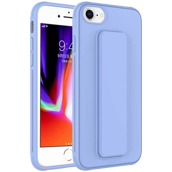 Apple iPhone 8 Kılıf Zore Qstand Kapak - Resim 10