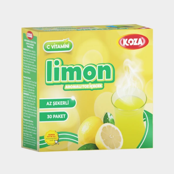Az Şekerli Tek İçimlik Limon Aro. İçecek Tozu (30 Stick) ürün görseli 1