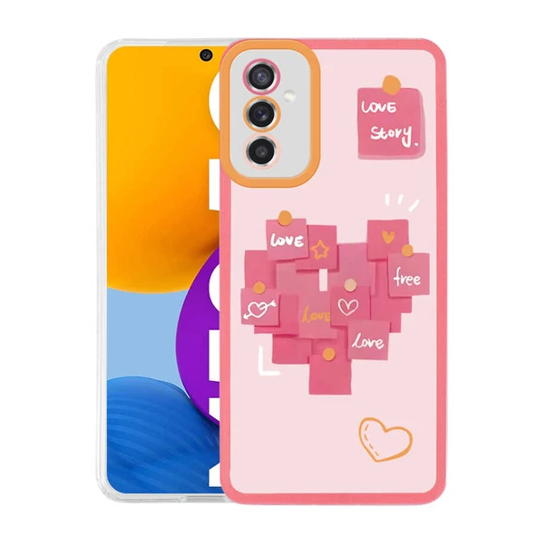 Galaxy M52 Kılıf Zore M-Fit Desenli Kapak ürün görseli 1